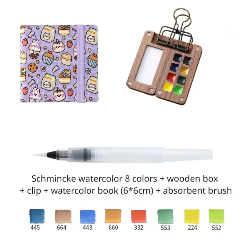 Portable Travel Watercolor Set