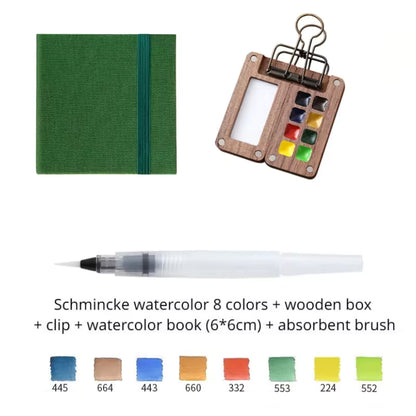 Portable Travel Watercolor Set